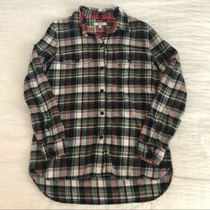 Madewell Plaid Flannel Shirt